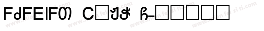 FZFEIFT CUJW G字体转换